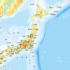 人口集中地区のマップ