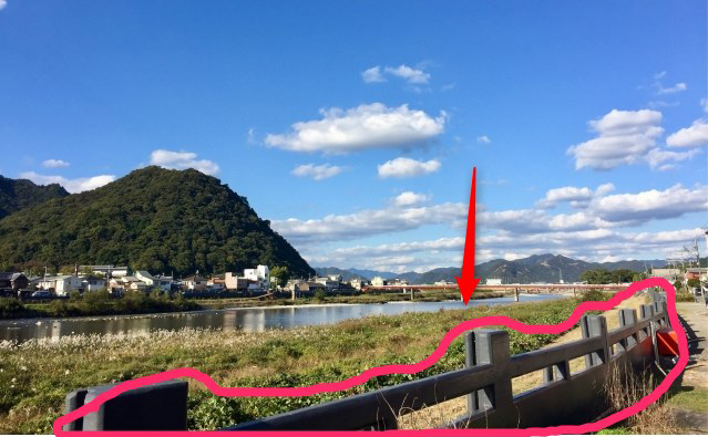 離陸で30m